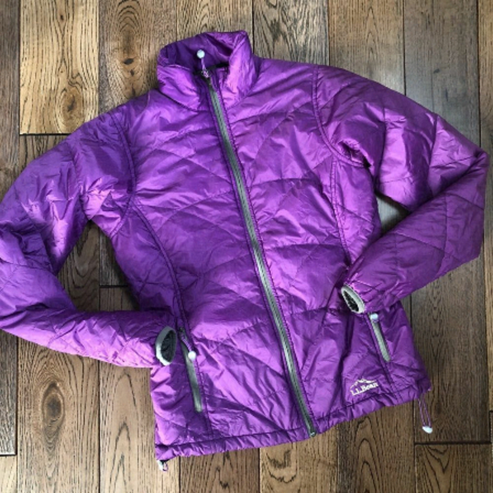 𝅺l.l Bean Puffer Jacket Purple Size XXS